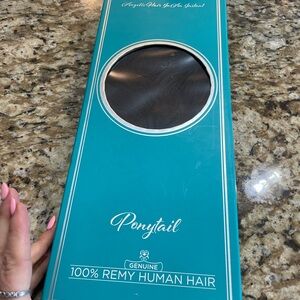 HALOCOUTURE Genuine Remy Human Hair Ponytail Extension